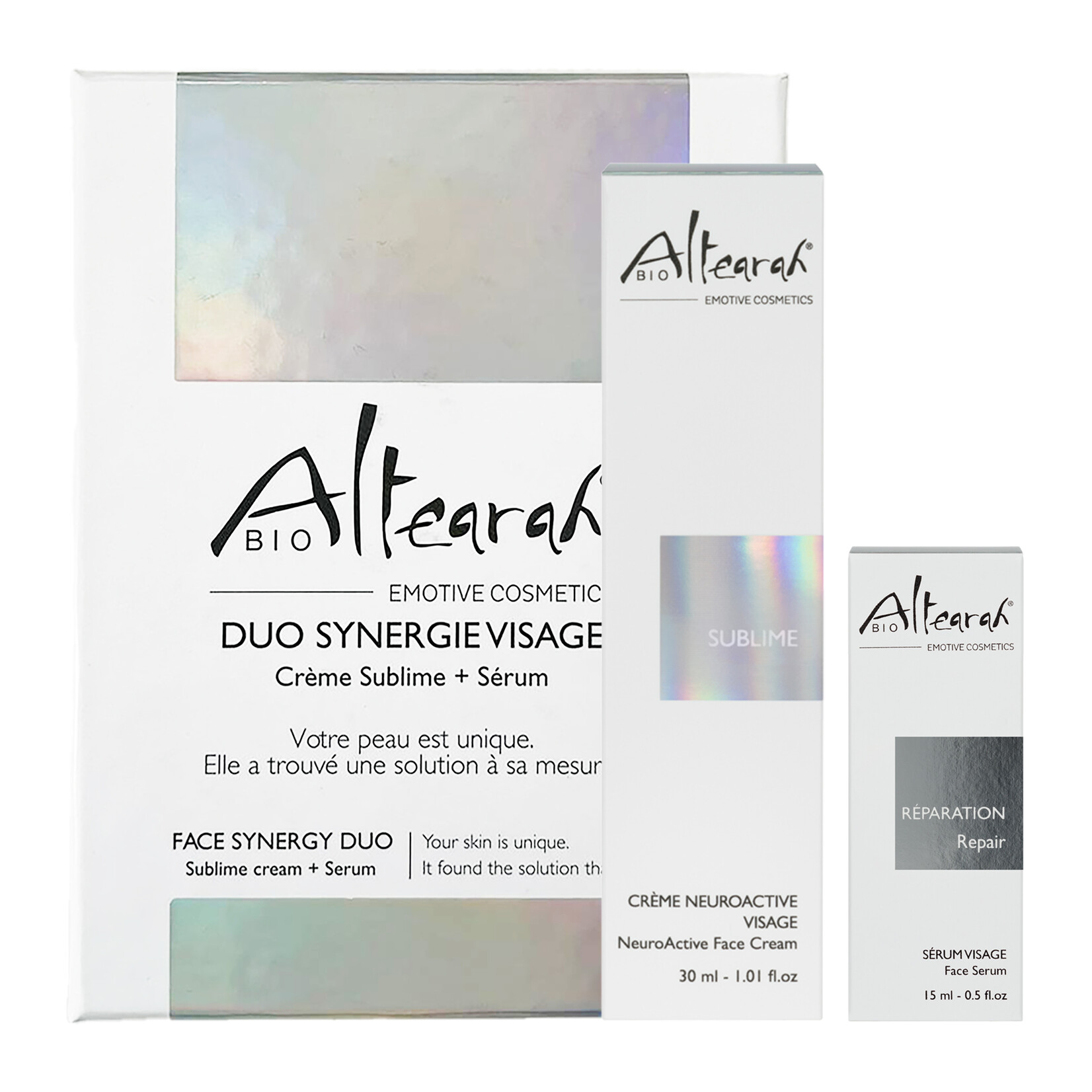 Altearah Duo box - Sublime Cream & Serum Silber