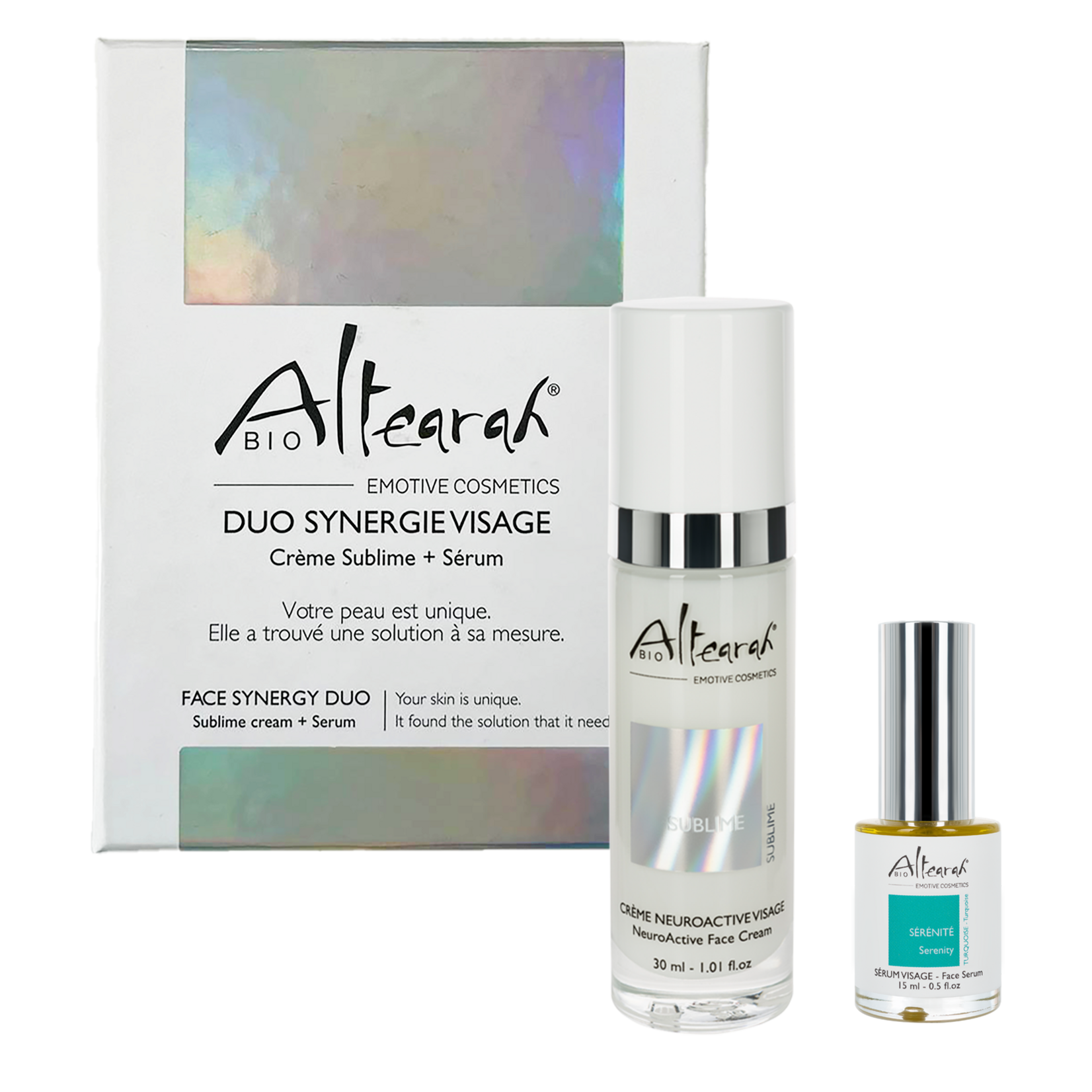 Altearah Box NeuroActive Cream + Face Serum (Turqoise) Serenity