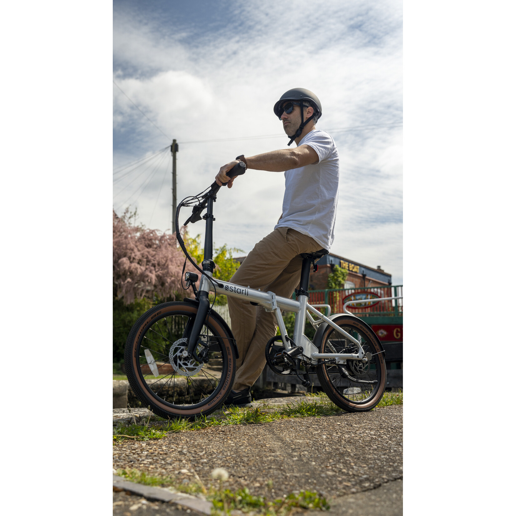 estarli Ebike-e20.X pro (guards and integrated lights) PLUS rear rack