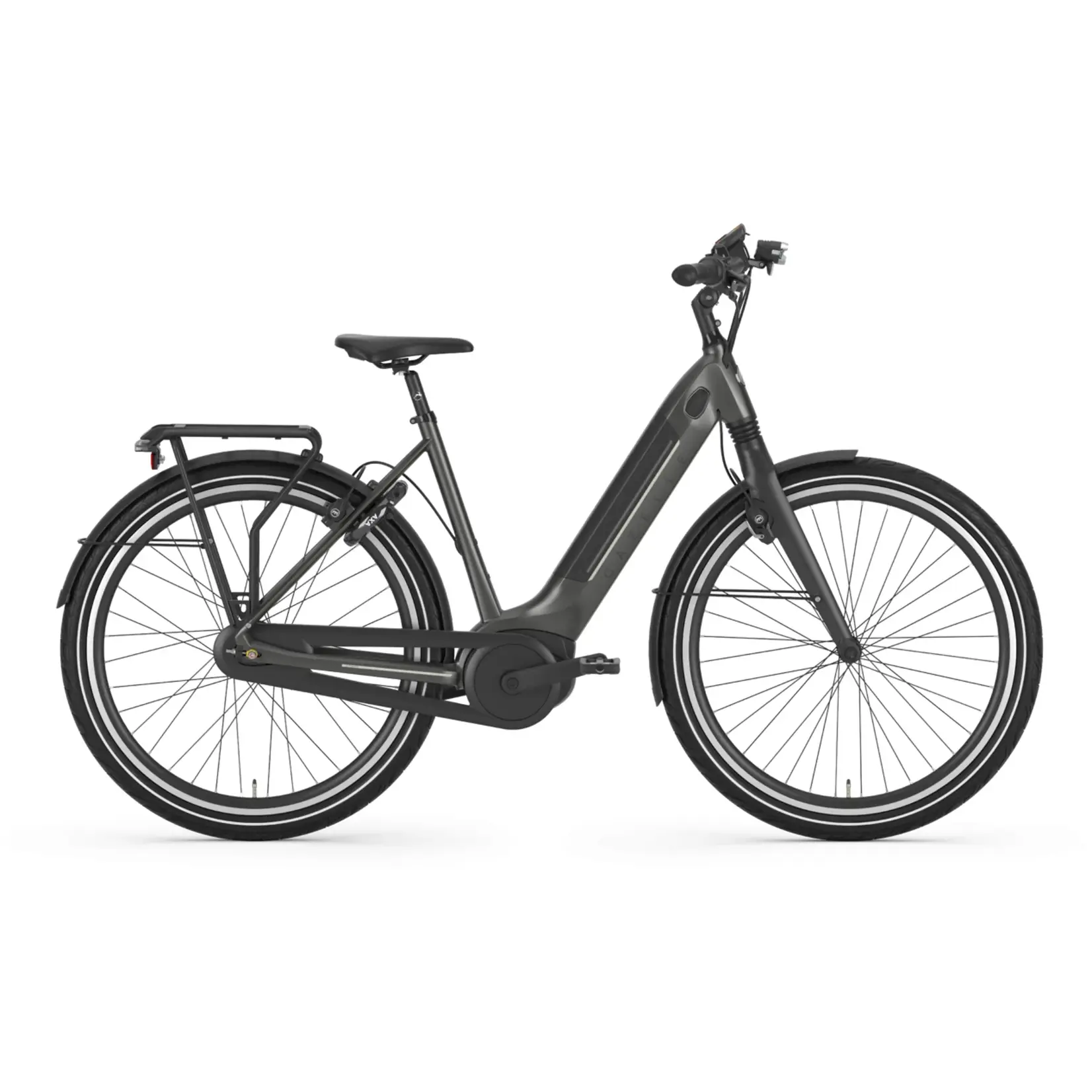 Gazelle Ebike- Gazelle Ultimate C8+ HMB L49 Desert Titanium Grey Matte