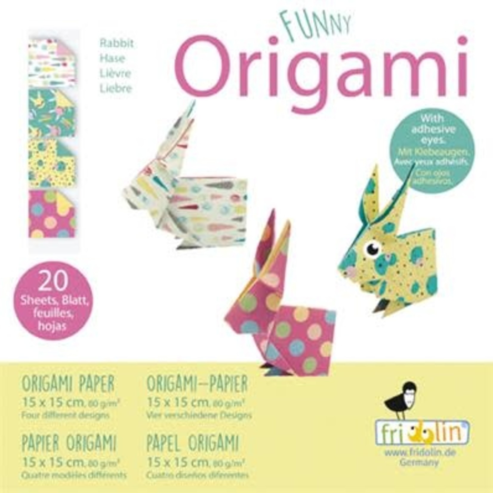 Fridolin Funny origami - Konijn (s)