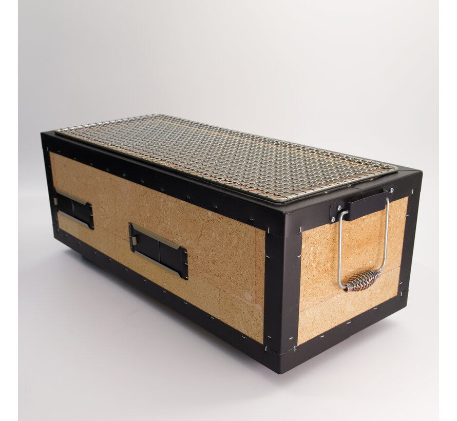 Konro Grill Diatomite 54x23x20cmh B-10