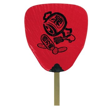 Yakitori fan (uchiwa) red