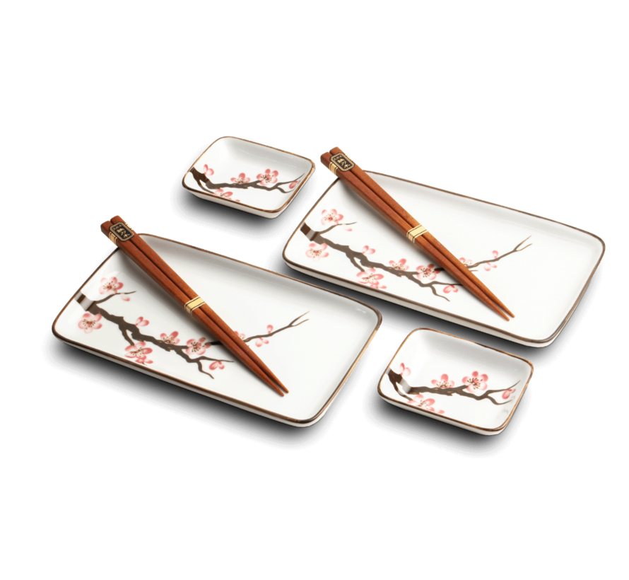 Sushi tableware giftbox - sakura