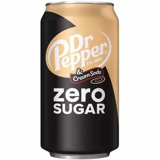 Dr. Pepper Cream Soda Zero 0,355 l. (USA import)