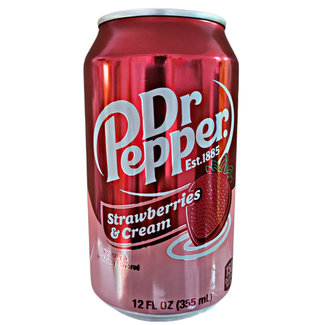 Dr. Pepper Strawberries & Cream 0,355 l. (USA import)