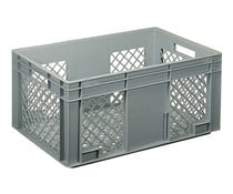 Euro Stackable Container with Perforated Walls and Solid Base R-2