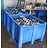 Palettenbox 1200x1000x740 mm, Volumen 620 l, 3 Kufen, geeignet für schwere Lasten und Lebensmittekontakt