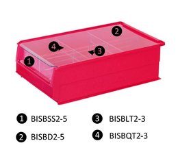 Dust cover for storage bins type BISB5