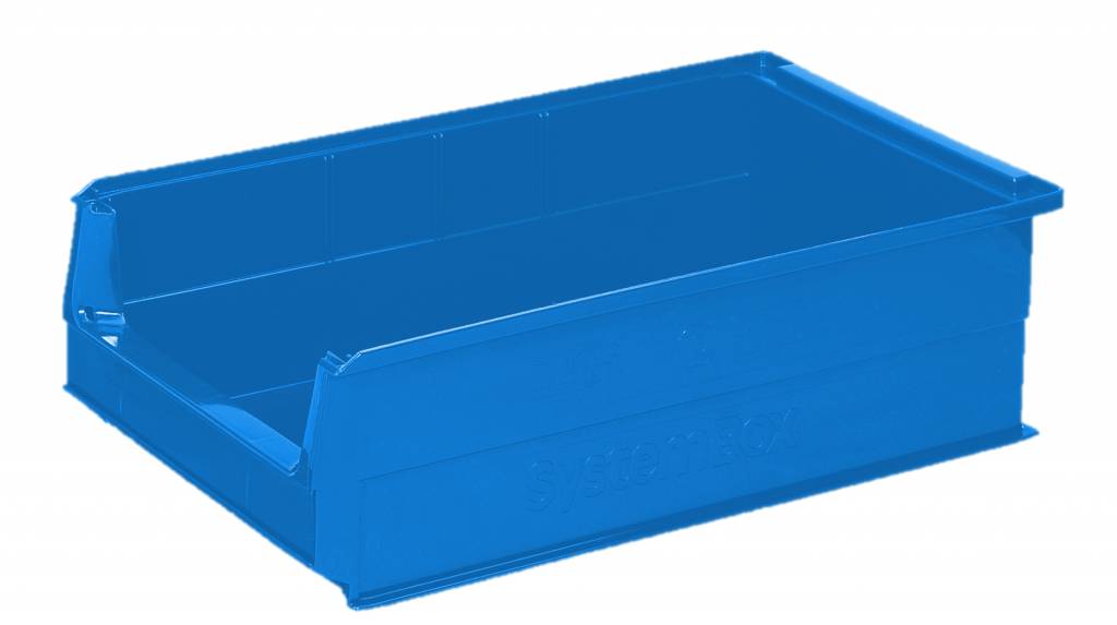 bac à bec plastique 500x310x145 mm, 21L bleu 