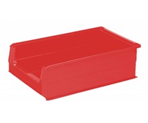 Plastic storage bin 500x310x145 mm, 21L red