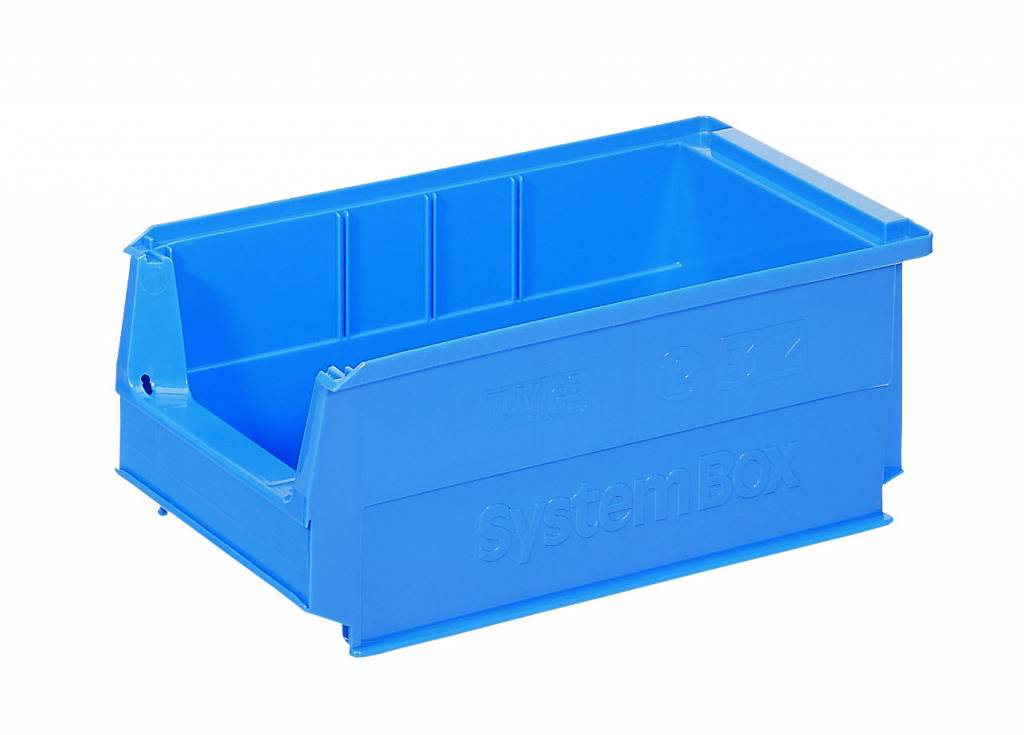 Bac à bec plastique 350x210x145 mm, 9L bleu 