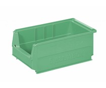 Plastic storage bin 350x210x145 mm, 9L green