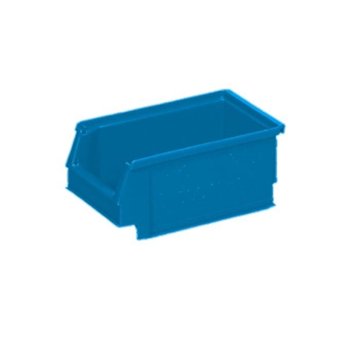 bac à bec plastique 160x100x75 mm, 1L bleu