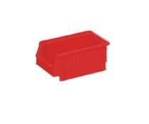 bac à bec plastique 160x100x75 mm, 1L rouge