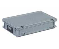 Plastic case 600x400x133 two handles , 23 litres