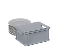 Plate bin 400x300x170 solid