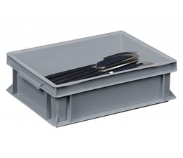 Cutlery bin 400x300x120 solid walls and bottom