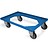 Transport trolley 610x410x161mm with 4 rubber wheels
