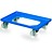 Transport trolley 620x420x170mm with 4 polyamide castors