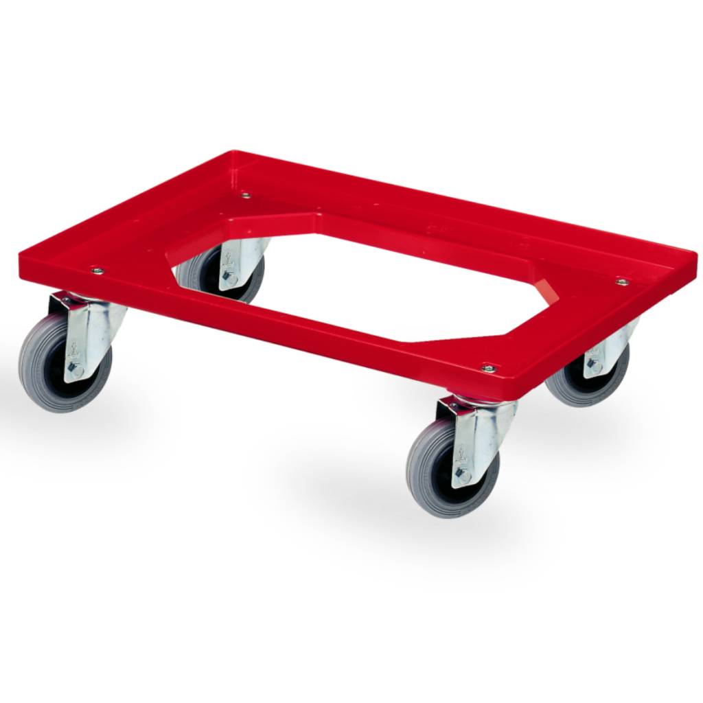 Transportroller | dolly met rubber wielen - Genteso BV