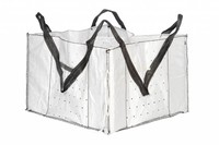 Large volume foldable Intermediate Bulk Container (IBC) for fresh produce