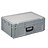 Plastic cases with cover lid and handles, 42,4 L, 600X400x233 mm