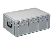 Plastic case 600x400x233 two handles , 42 litres