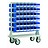 Mobile rack with 84 bins BISB4 Series