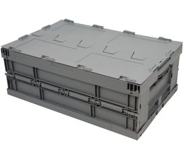 Folding container 600x400x223 , with lid