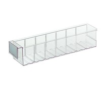 Bacs de rangement 400x91x81 transparent