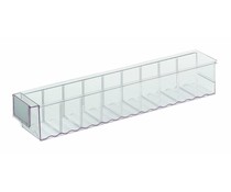 Bacs de rangement 500x91x81 transparent