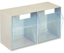 Parts storage case 600x246x353 with 2 boxes