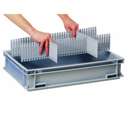 Divider for plastic boxes DIVIT 600 , 40 pieces