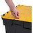 LOADHOG Attached lid container 600x400x310 yellow , 56 Liter