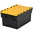 LOADHOG Bacs de distribution 600x400x310 jaune , 56 Litres