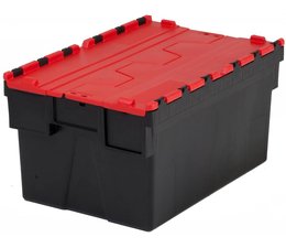 LOADHOG Bacs de distribution 600x400x310 rouge , 56 Litres