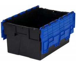 Distributiebak 600x400x365 blauw , 65 Liter