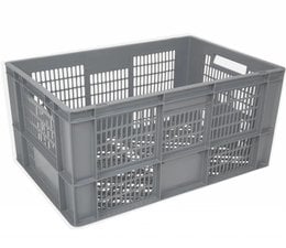 Euronorm crate , glass crate 600x400x320 perforated