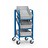 Shelf truck 410x610x1101 , 3 shelves , suitable for 3 Euro boxes , Boxes not included