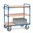 Shelved trolley 850x500x1152 , 3 shelves with wooden boards.