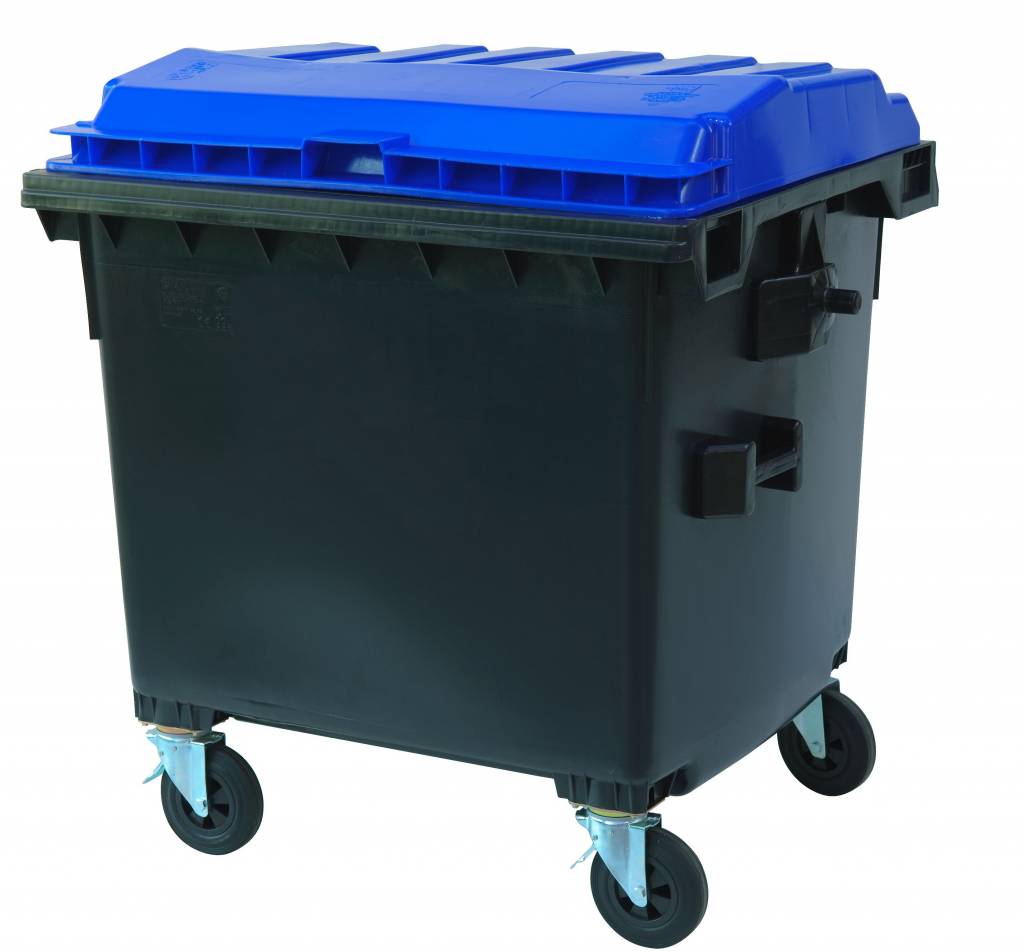 1100l recycling large bin waste plastic