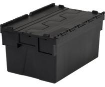 LOADHOG Bacs de distribution 600x400x400 gris foncé/noir , 77 Litres