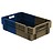 Stack nest container 600x400x183 closed, 2 grips 34 Liter , Bi-Color