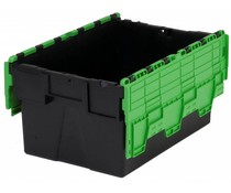 LOADHOG Distributiebak 600x400x400 groen , 77 Liter