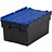 LOADHOG Bacs de distribution 600x400x400 bleu , 77 Litres