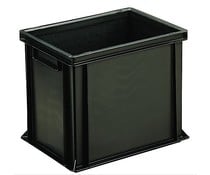 ESD Euro container 400x300x320 solid two handles