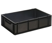ESD Euro container 600x400x170 solid two handles