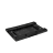 Caisse pliable 600x400x105, perforé - Verrouillage actif - Standard noir