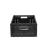 Caisse pliable 600x400x208, Ajouré- Verrouillage actif - Standard noir